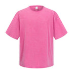 Rolled hem bamboo cotton t-shirt