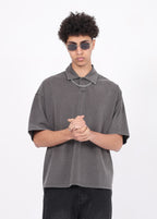 Boxy Fit Polo Tee
