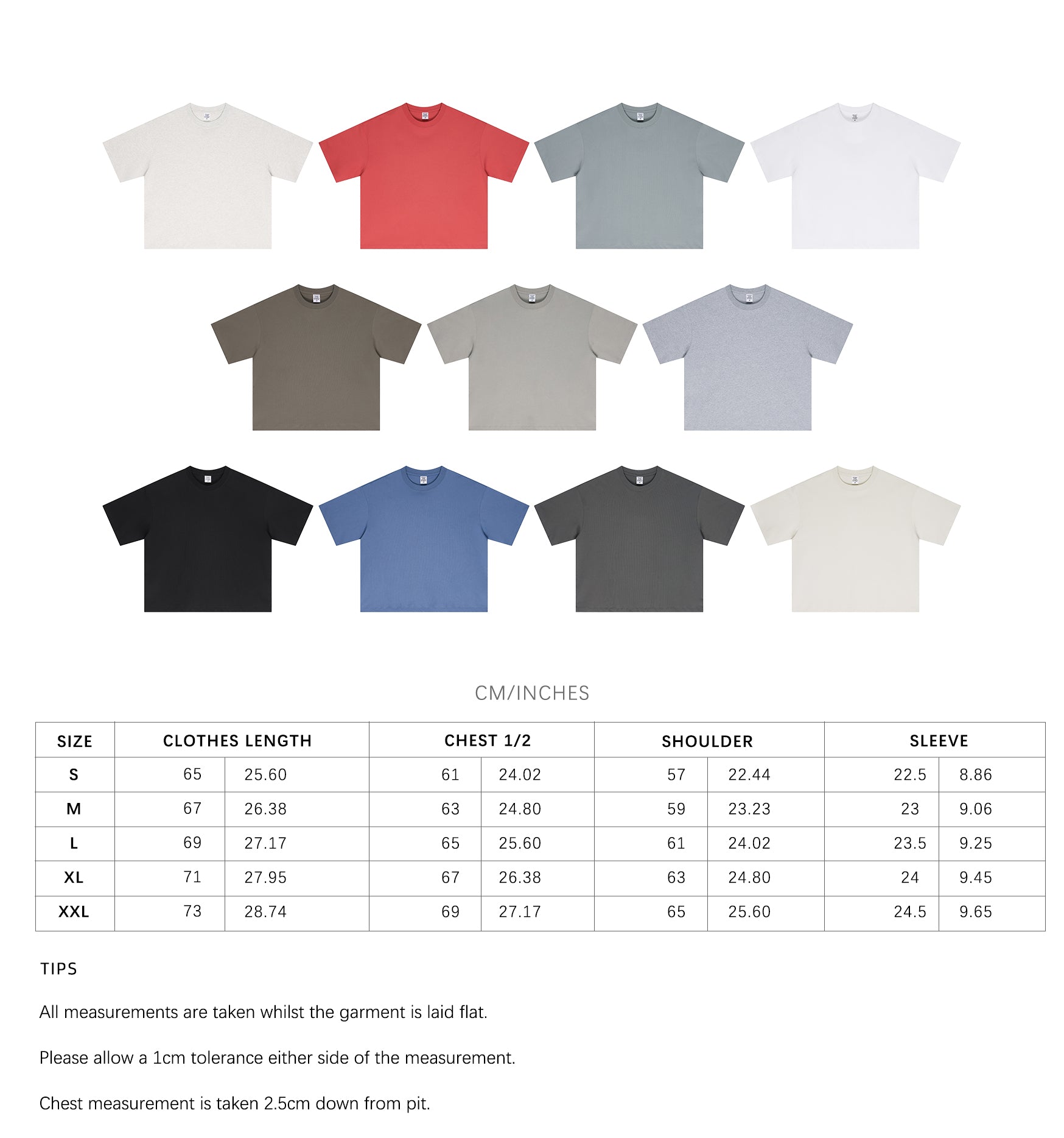 High Quality 230GSM 100% Cotton Basic Boxy Short and Wide Short-sleeve T-shirt Solid O-neck T-shirt for Men
