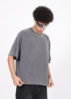Boxy-Fit Waffle Raglan Tee