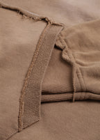 French Terry Raw Edge Hoodie