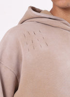 French Terry Raw Edge Hoodie