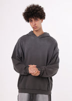 French Terry Raw Edge Hoodie