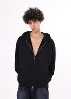 Baroque Fleece Brushed Dual Zipper Sweatshirt