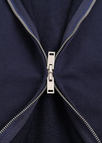Baroque Fleece Brushed Dual Zipper Sweatshirt