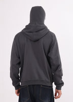 Windproof Face Mask Zip Up Hoodie