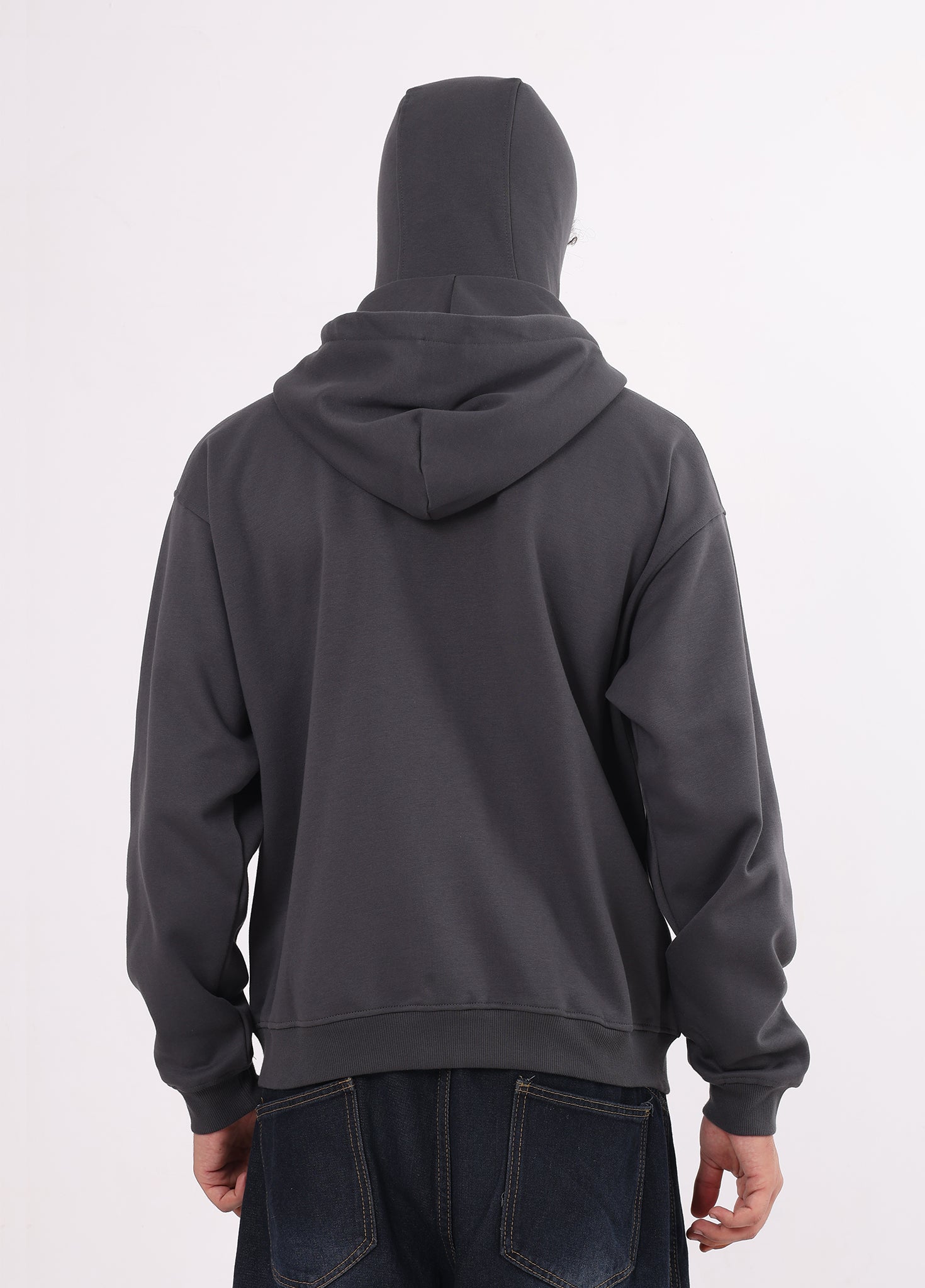 Windproof Face Mask Zip Up Hoodie