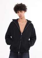 Windproof Face Mask Zip Up Hoodie