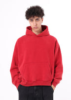 Boxy-Fit Fleece Hooded