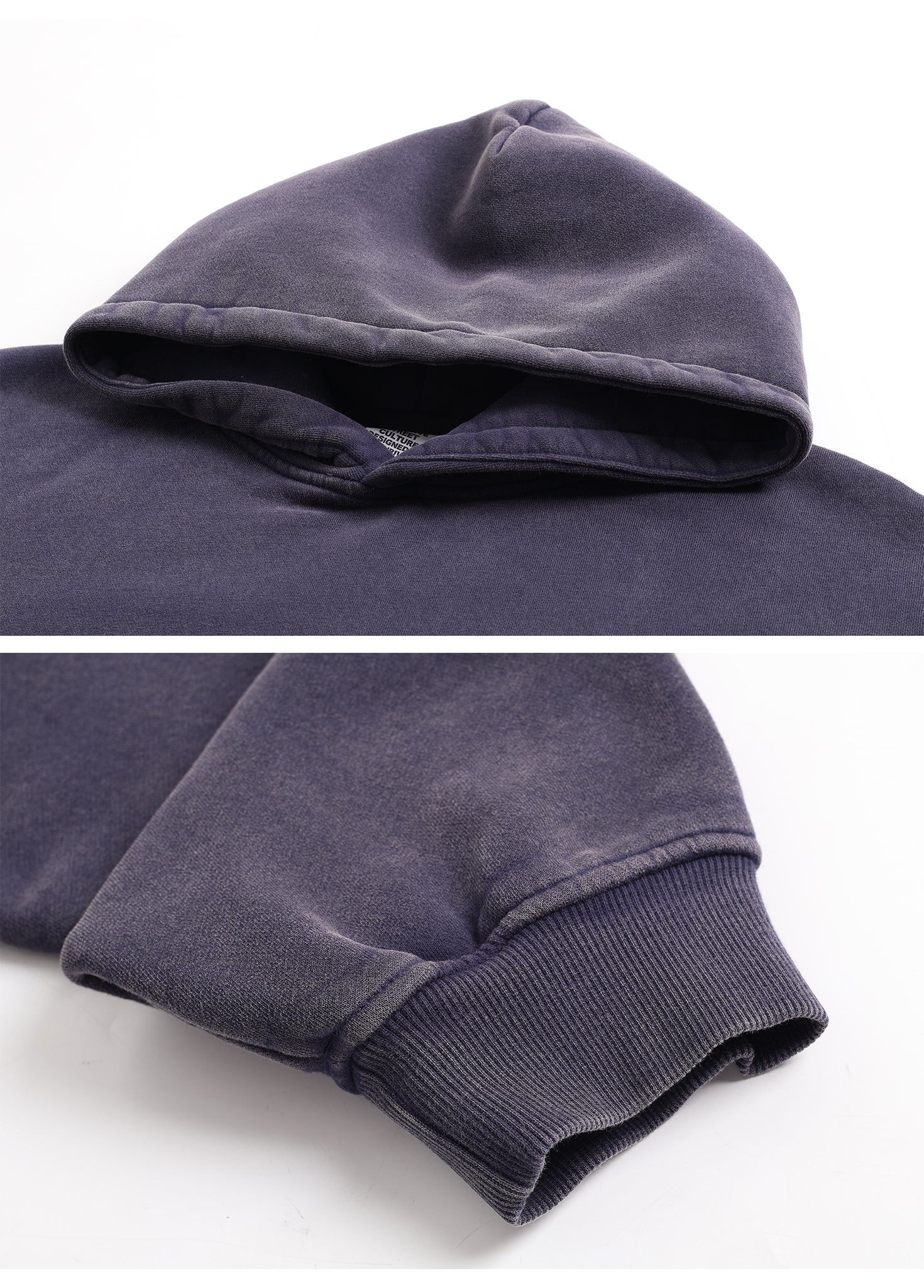 Boxy-Fit Fleece Hooded