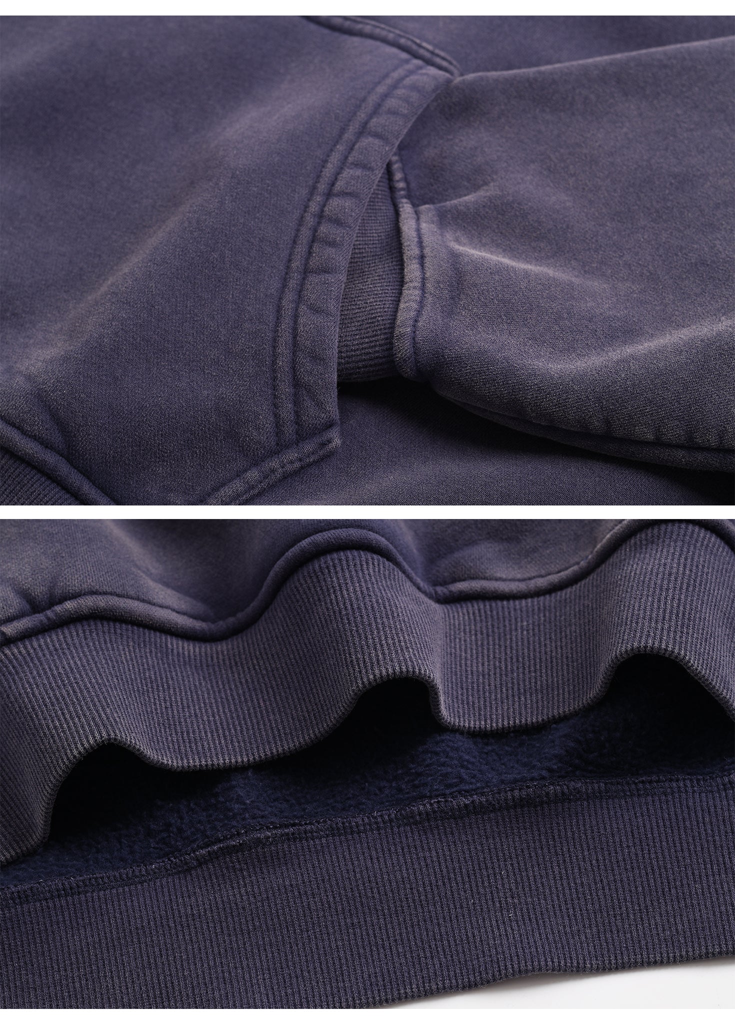 Boxy-Fit Fleece Hooded