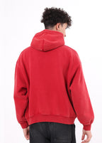 Boxy-Fit Fleece Hooded