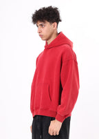 Boxy-Fit Fleece Hooded