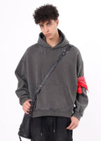 Boxy-Fit Fleece Hooded
