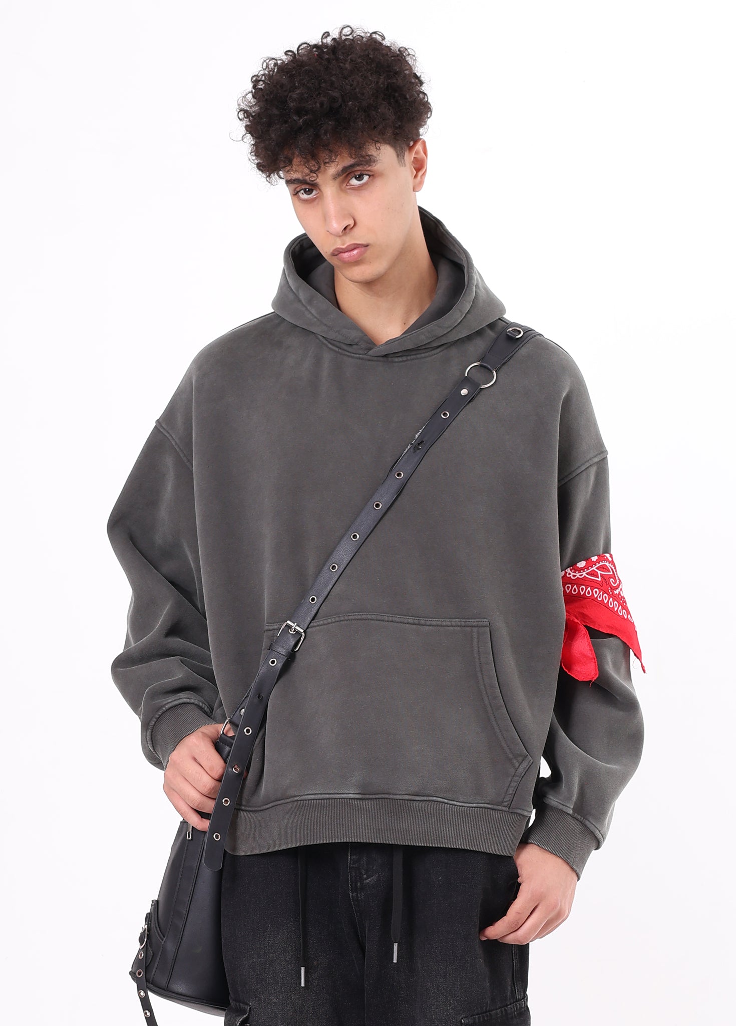 Boxy-Fit Fleece Hooded