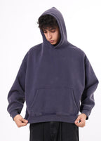 Boxy-Fit Fleece Hooded