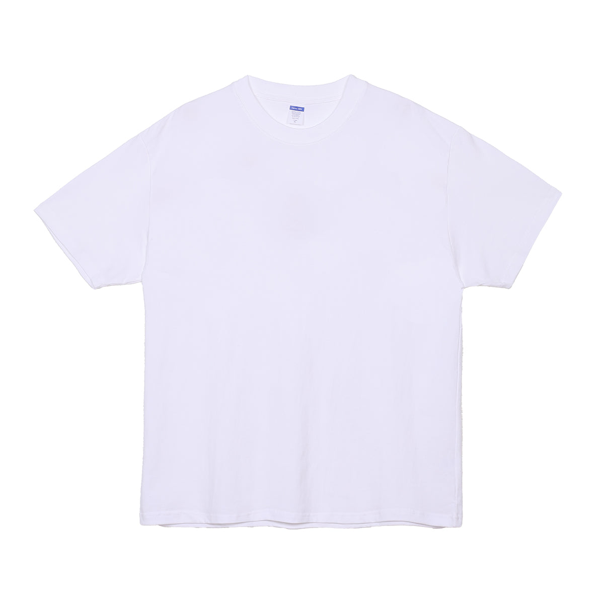 Wholesale 100% cotton 230g heavyweight solid color crew-neck short-sleeve drop-shoulder blank t-shirt