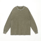 Vintage distressed long-sleeve t-shirt