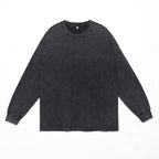 Vintage distressed long-sleeve t-shirt
